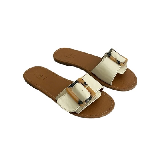 LOFT Outlet Buckle Slide Sandals - Picture 4 of 10